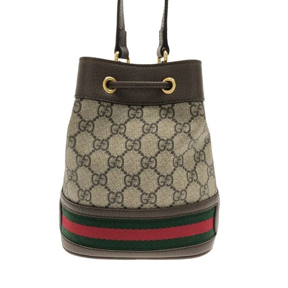 Gucci Ophidia Brown Canvas Shoulder Bag (Pre-Owned) - Picture 2 of 12